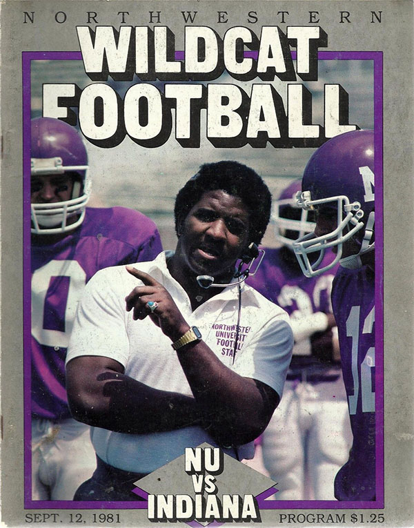 College Football Program: Northwestern Wildcats vs. Indiana Hoosiers (September 12, 1981)