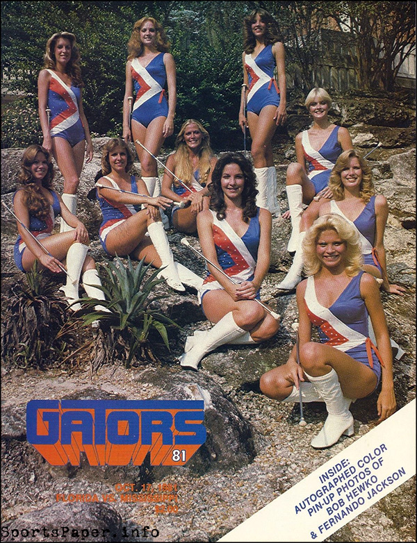 College Football Program: Florida Gators vs. Ole Miss Rebels (October 17, 1981)