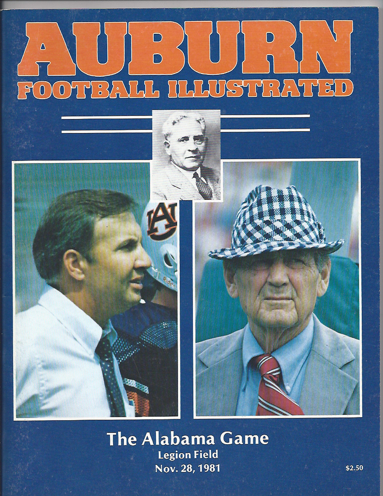 College Football Program: Alabama Crimson Tide vs. Auburn Tigers (November 28, 1981)