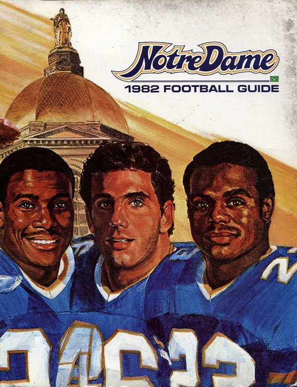 College Football Media Guide: Notre Dame Fighting Irish (1982)