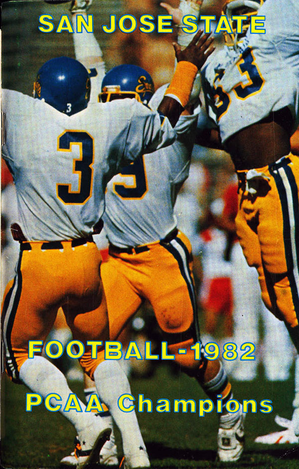 College Football Media Guide: San Jose State Spartans (1982)