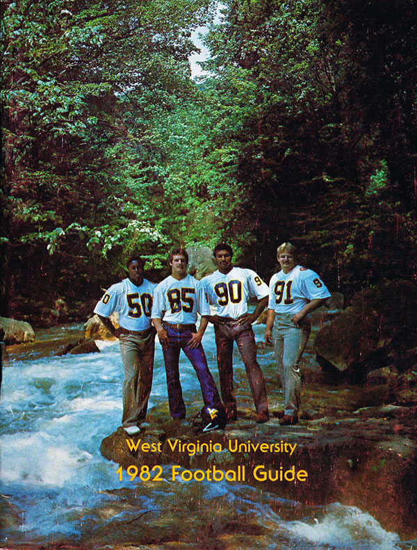 College Football Media Guide: West Virginia Mountaineers (1982)