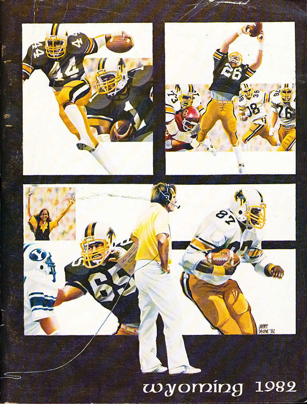 College Football Media Guide: Wyoming Cowboys (1982)