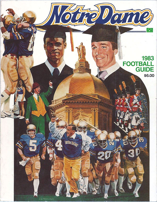 College Football Media Guide: Notre Dame Fighting Irish (1983)