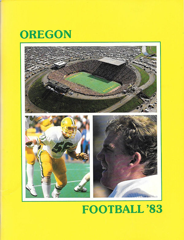 College Football Media Guide: Oregon Ducks (1983)