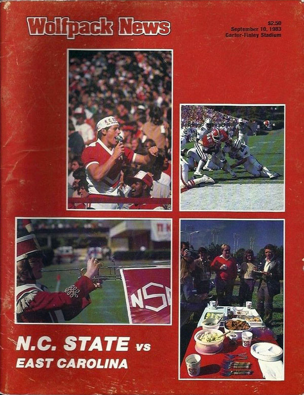 College Football Program: NC State Wolfpack vs. East Carolina Pirates (September 10, 1983)