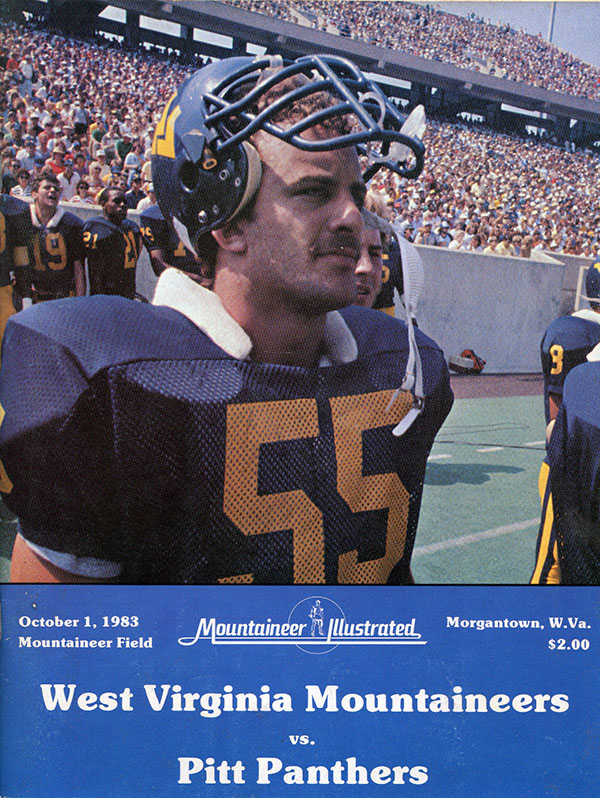 College Football Program: West Virginia Mountaineers vs. Pittsburgh Panthers (October 1, 1983)