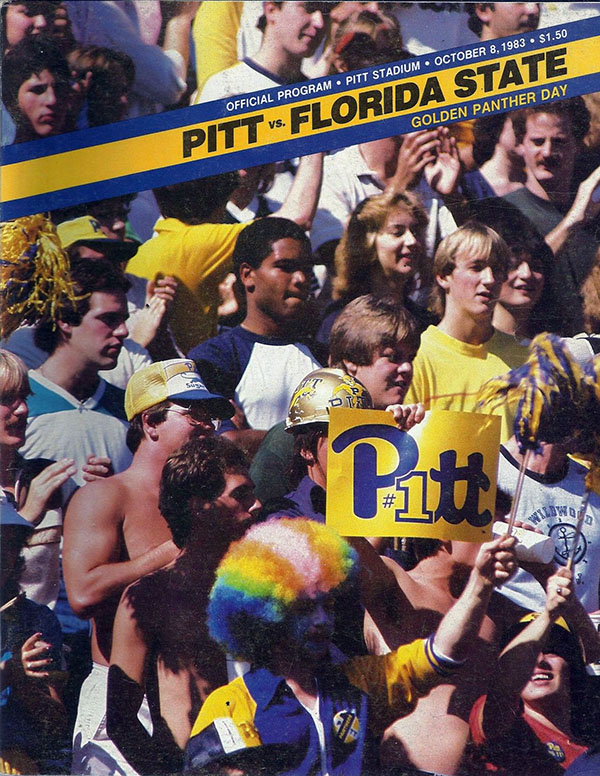 College Football Program: Pittsburgh Panthers vs. Florida State Seminoles (October 8, 1983)