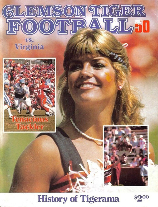 College Football Program: Clemson Tigers vs. Virginia Cavaliers (October 8, 1983)