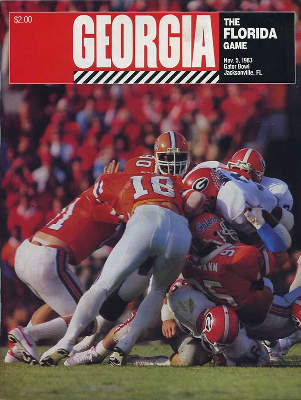 College Football Program: Florida Gators vs. Georgia Bulldogs (November 5, 1983)