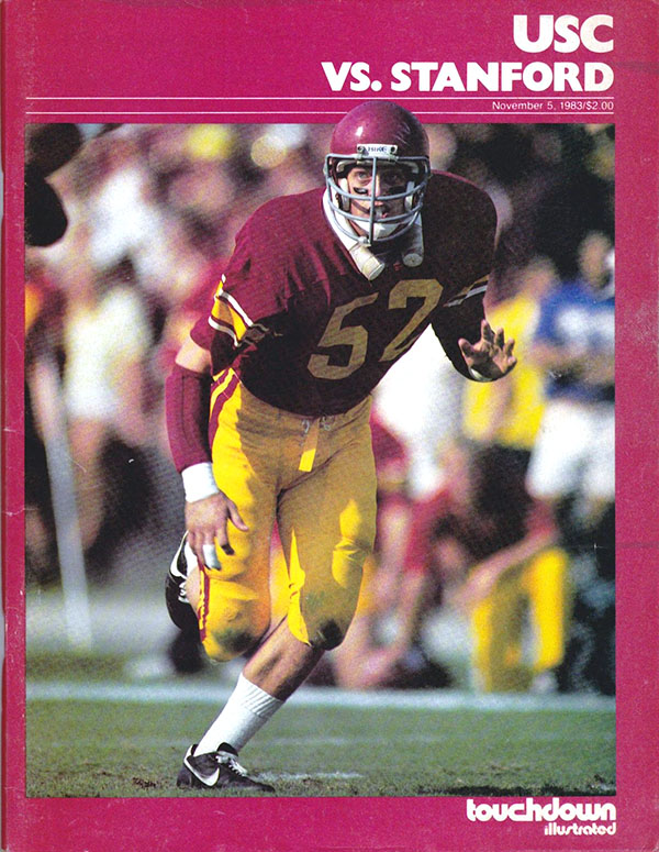 College Football Program: USC Trojans vs. Stanford Cardinal (November 5, 1983)