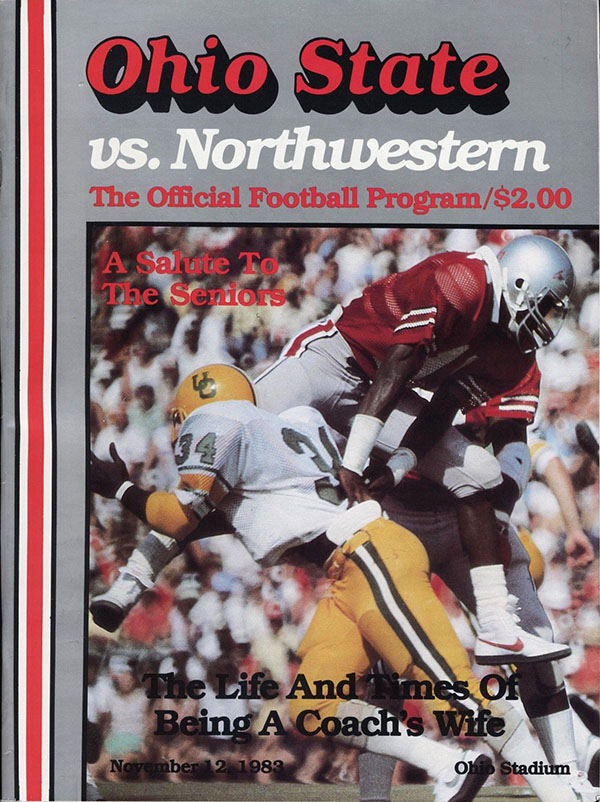 College Football Program: Ohio State Buckeyes vs. Northwestern Wildcats (November 12, 1983)