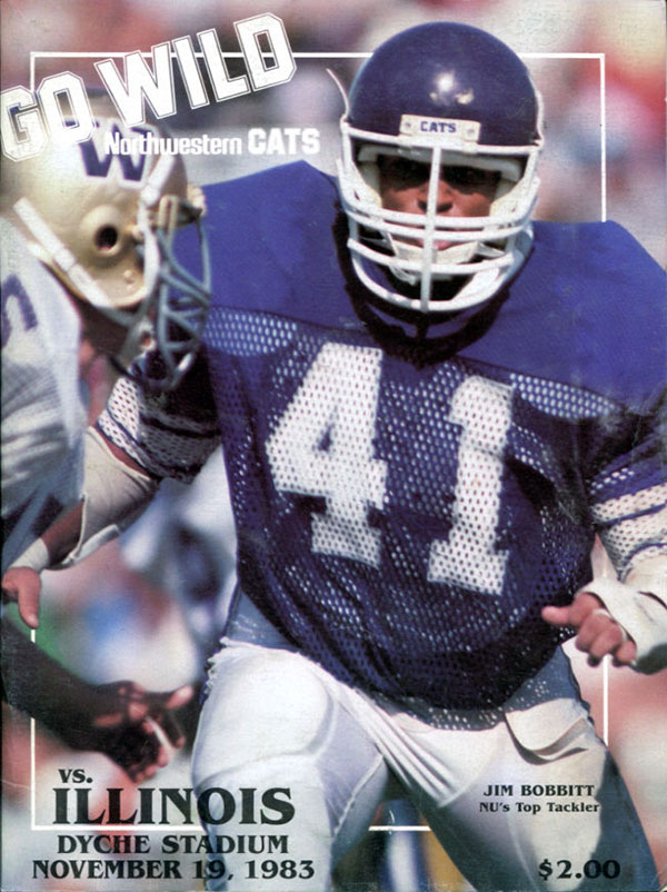 College Football Program: Northwestern Wildcats vs. Illinois Fighting Illini (November 19, 1983)