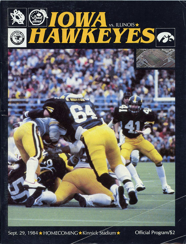 College Football Program: Iowa Hawkeyes Vs. Illinois Fighting Illini ...