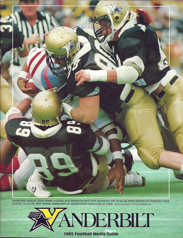 College Football Media Guide: Vanderbilt Commodores (1985