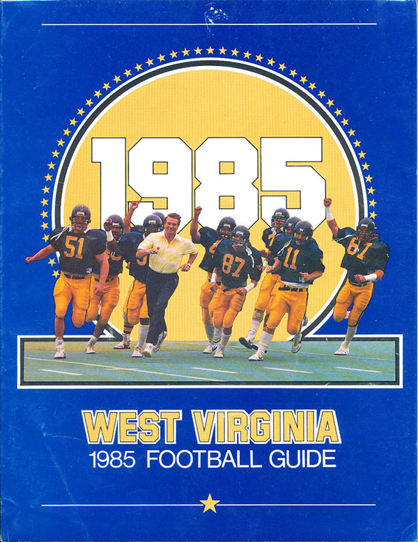 College Football Media Guide: West Virginia Mountaineers (1985)