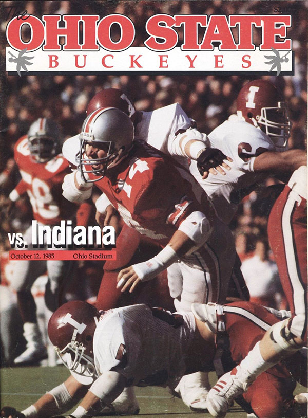 College Football Program: Ohio State Buckeyes vs. Indiana Hoosiers (October 12, 1985)