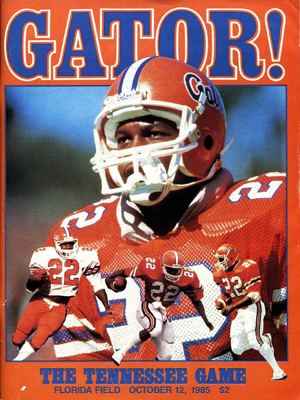 College Football Program: Florida Gators vs. Tennessee Volunteers (October 12, 1985)