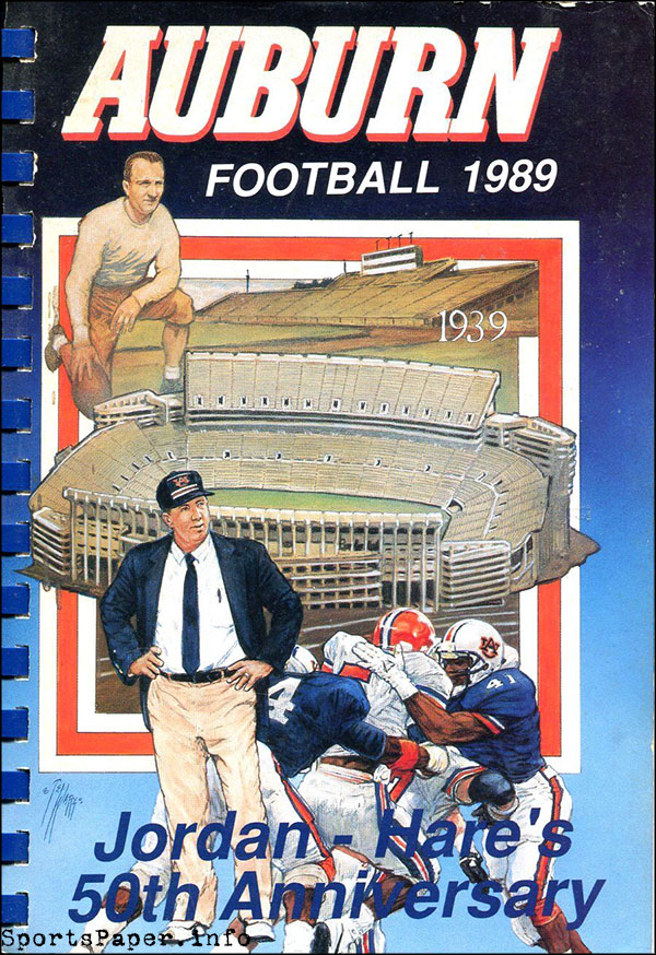 College Football Media Guide: Auburn Tigers (1989)