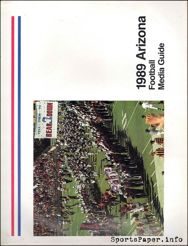 College Football Media Guide: Arizona Wildcats (1989)