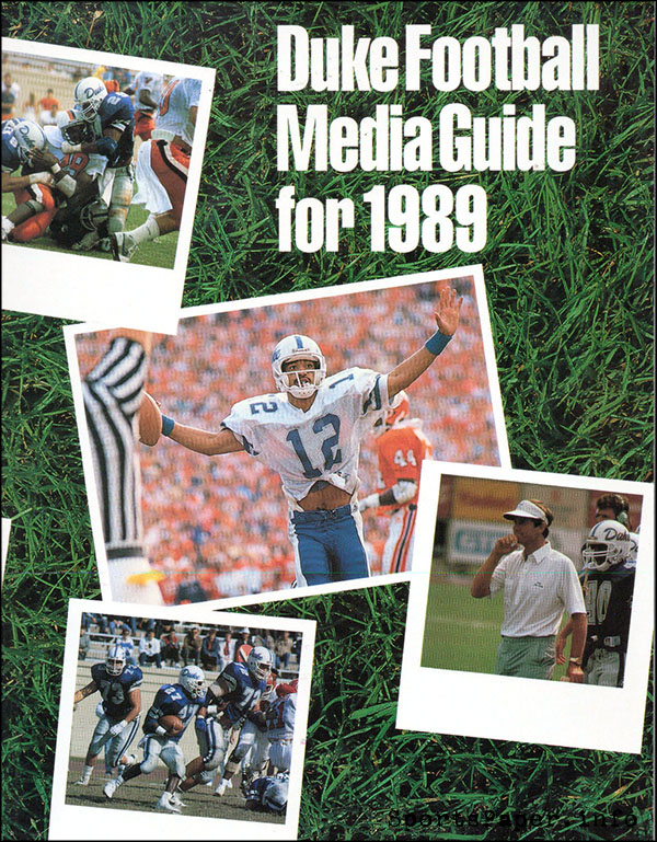 College Football Media Guide: Duke Blue Devils (1989)