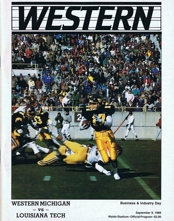 College Football Program: Western Michigan Broncos vs. Louisiana Tech Bulldogs (September 9, 1989)