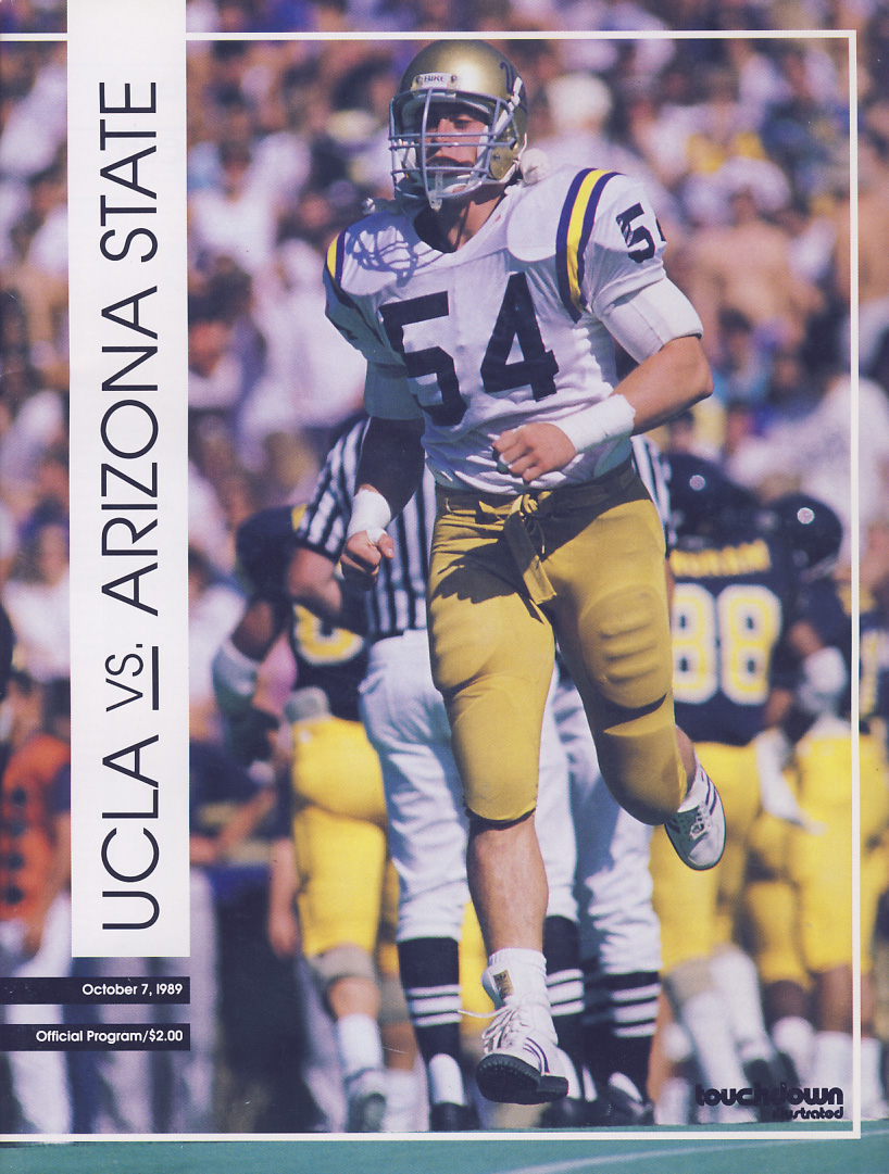 College Football Program: UCLA Bruins vs. Arizona State Sun Devils (October 7, 1989)