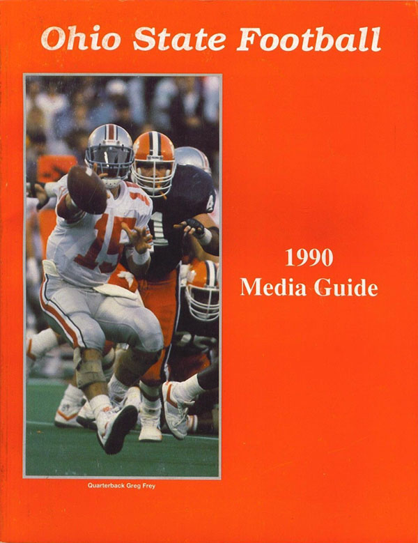 College Football Media Guide: Ohio State Buckeyes (1990)