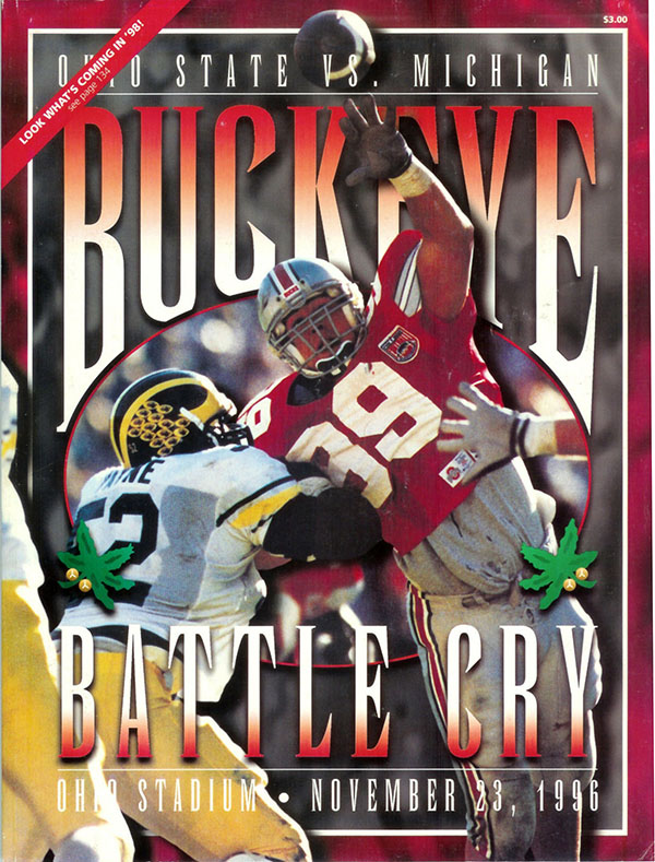 College Football Program: Ohio State Buckeyes vs. Michigan Wolverines (November 23, 1996)