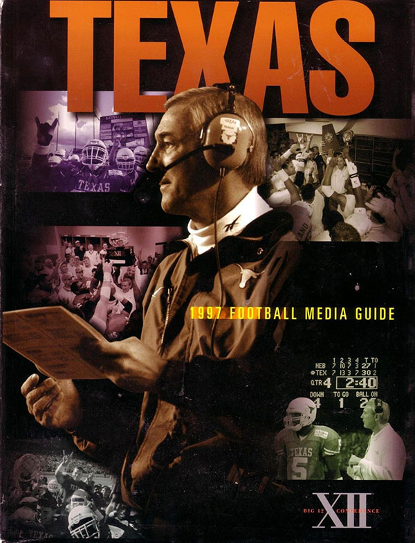 College Football Media Guide: Texas Longhorns (1997)