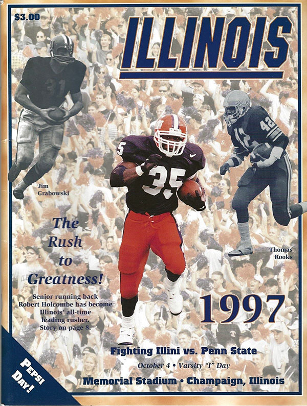 College Football Program: Illinois Fighting Illini vs. Penn State Nittany Lions (October 4, 1997)