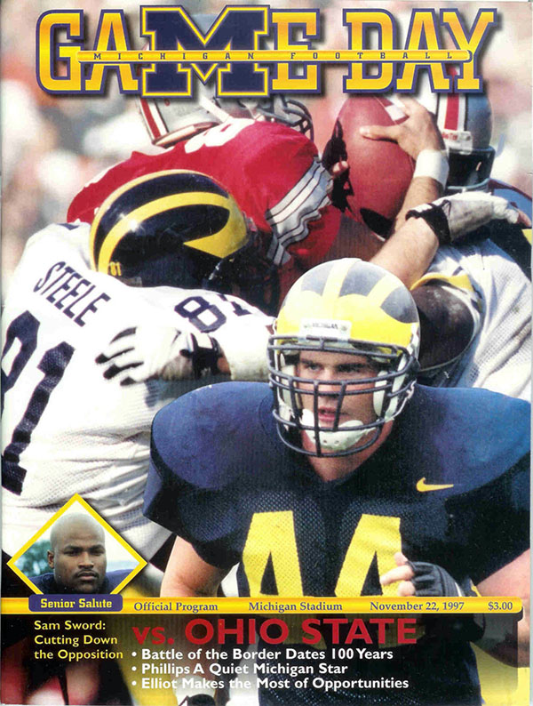 College Football Program: Michigan Wolverines vs. Ohio State Buckeyes (November 22, 1997)