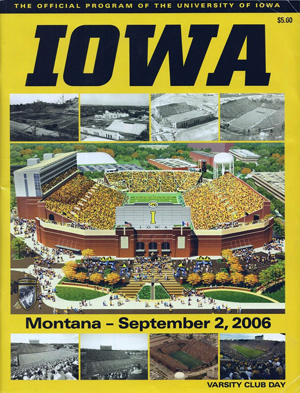 College Football Program: Iowa Hawkeyes vs. Montana Grizzlies (September 2, 2006)