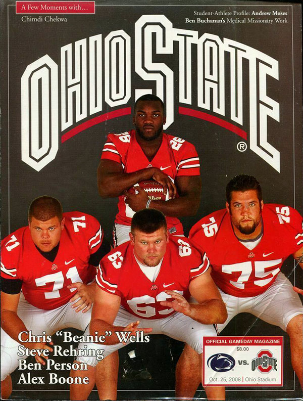 College Football Program: Ohio State Buckeyes vs. Penn State Nittany Lions (October 25, 2008)