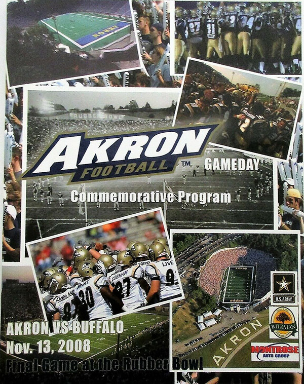 College Football Program: Akron Zips vs. Buffalo Bulls (November 13, 2008)