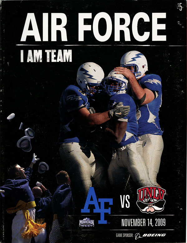 College Football Program: Air Force Falcons vs. UNLV Rebels (November 14, 2009)