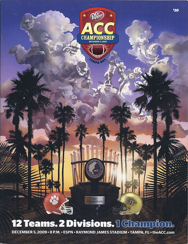 College Football Program: Georgia Tech Yellow Jackets vs. Clemson Tigers (December 5, 2009)