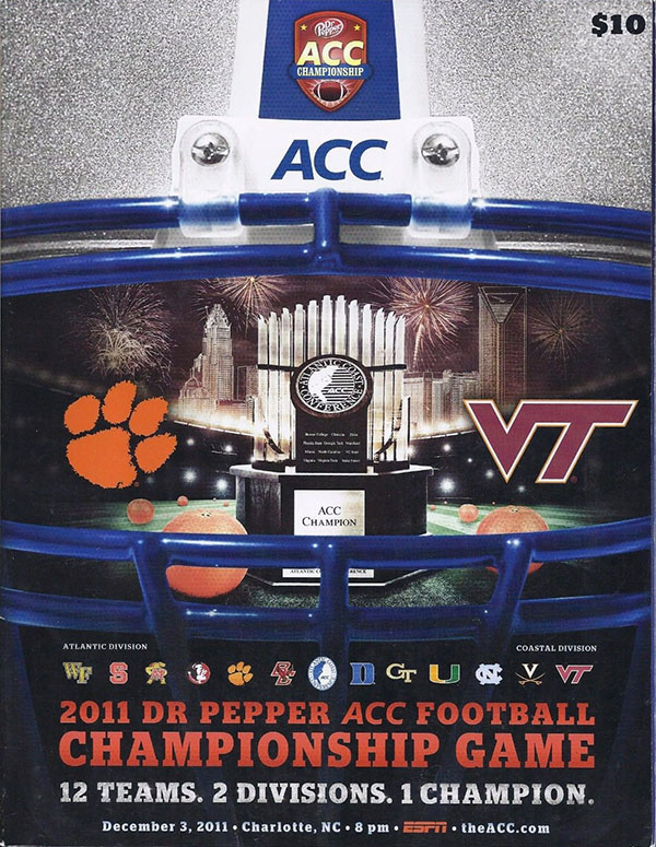 College Football Program: Clemson Tigers Vs. Virginia Tech Hokies ...