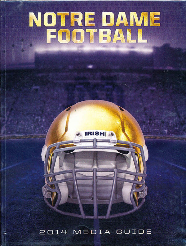 College Football Media Guide: Notre Dame Fighting Irish (2014)