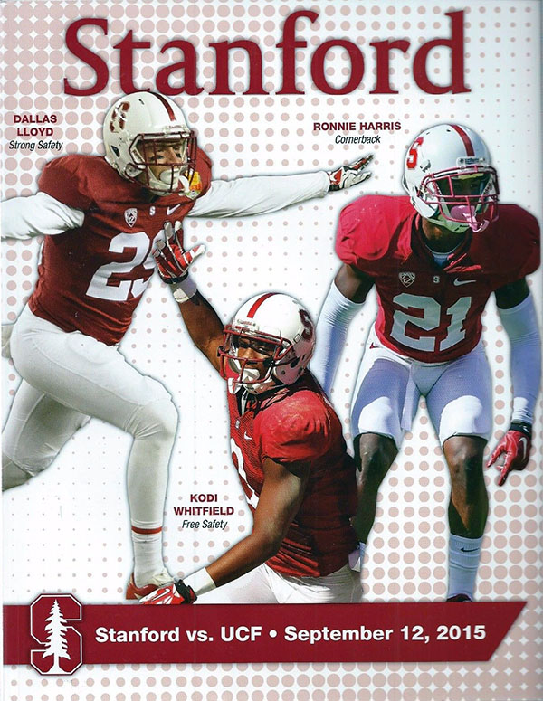 College Football Program: Stanford Cardinal vs. UCF Knights (September 12, 2015)