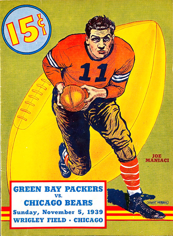 NFL Program: Chicago Bears vs. Green Bay Packers (November 5, 1939)