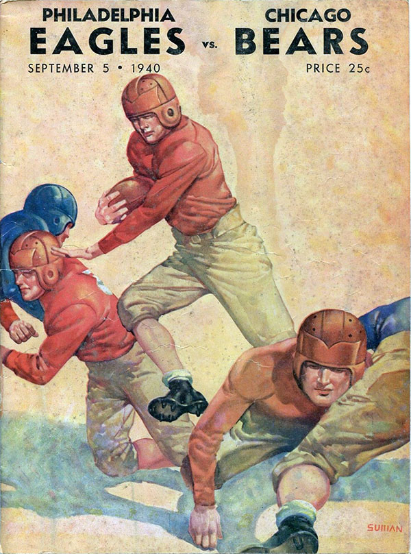 NFL Program: Philadelphia Eagles vs. Chicago Bears (September 5, 1940)