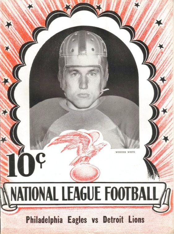 NFL Program: Philadelphia Eagles vs. Detroit Lions (November 17, 1940)