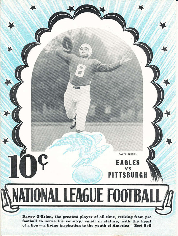 NFL Program: Philadelphia Eagles vs. Pittsburgh Steelers (November 28, 1940)