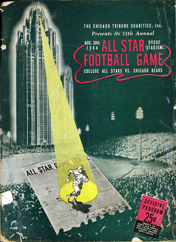 NFL Program: College All-Stars vs. Chicago Bears (August 30, 1944)