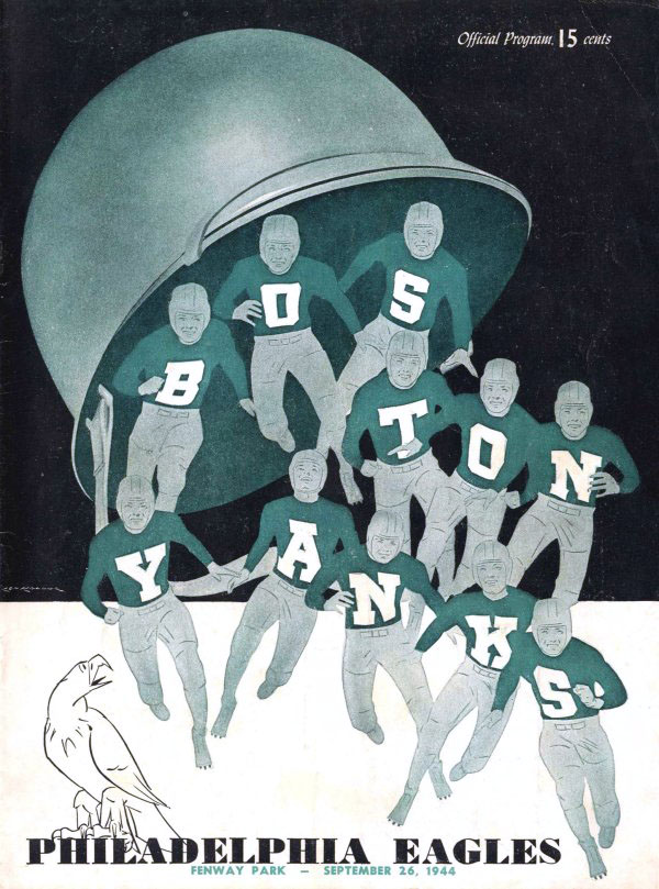 NFL Program: Boston Yanks vs. Philadelphia Eagles (September 26, 1944)