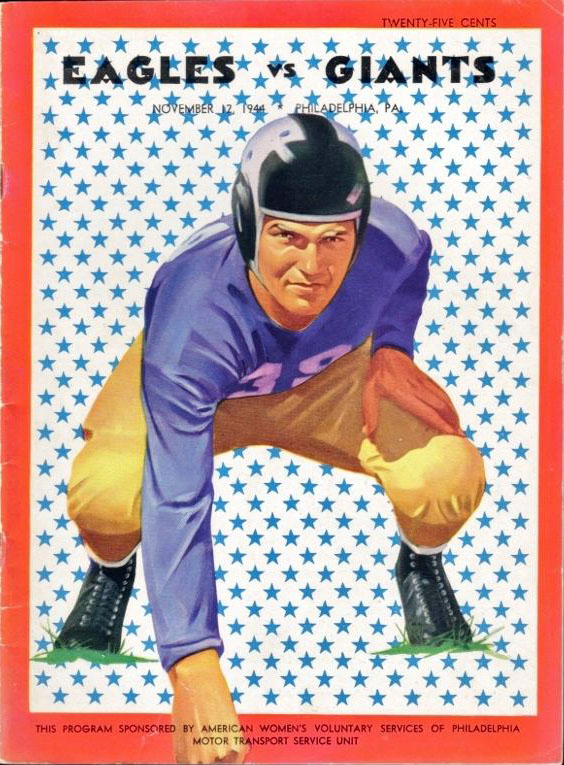 NFL Program: Philadelphia Eagles vs. New York Giants (November 12, 1944)