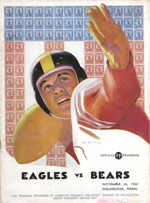 NFL Program: Philadelphia Eagles vs. Chicago Bears (November 26, 1944)