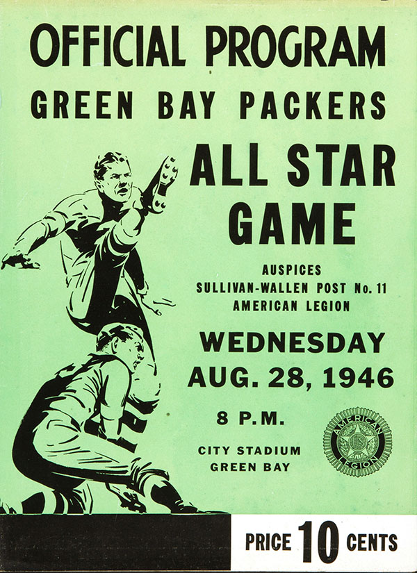 NFL Program: Green Bay Packers intrasquad game (August 28, 1946)