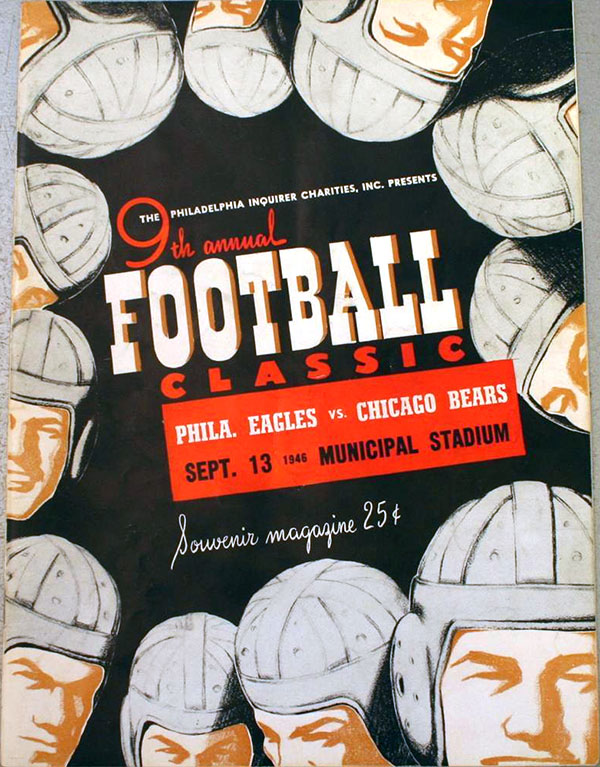 NFL Program: Philadelphia Eagles vs. Chicago Bears (September 13, 1946)